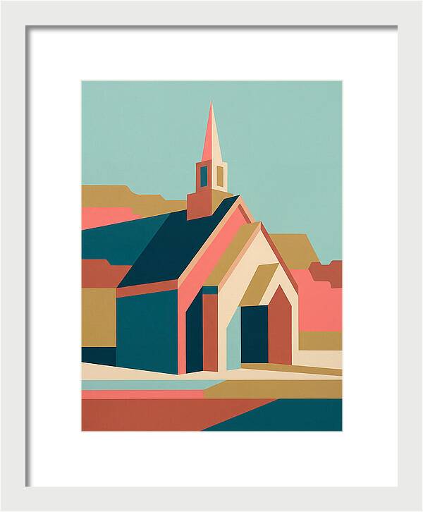 Charming Chapel In Abstract Style