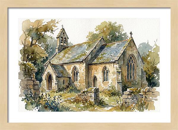 Charming Chapel Surrounded By Nature