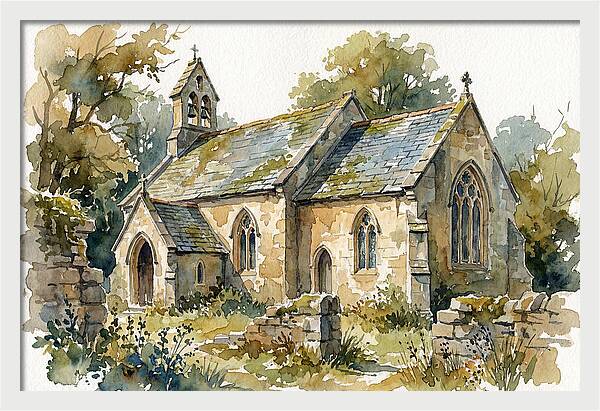 Charming Chapel Surrounded By Nature