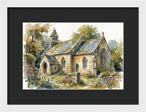 Charming Chapel Surrounded By Nature