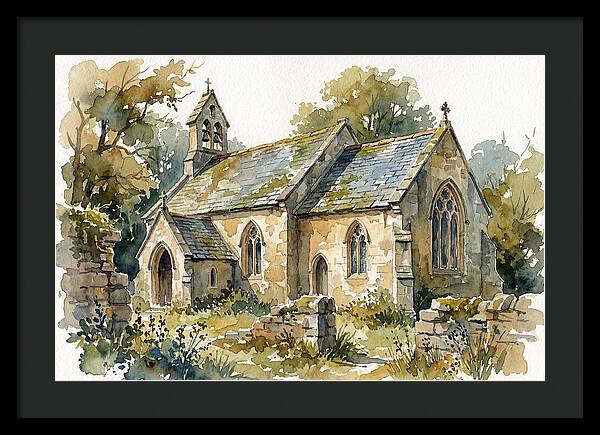 Charming Chapel Surrounded By Nature
