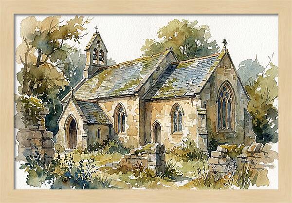 Charming Chapel Surrounded By Nature