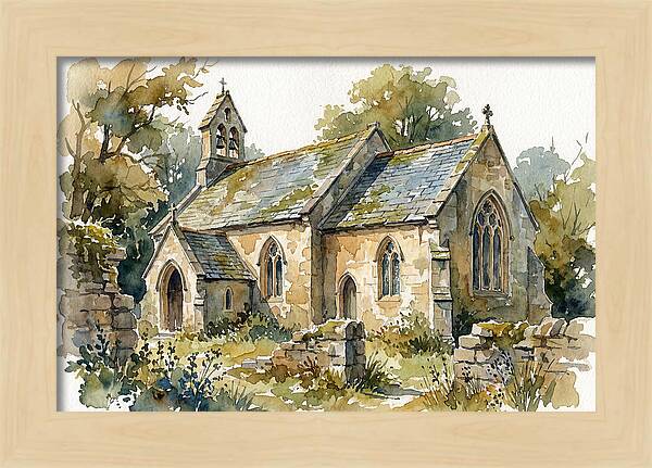 Charming Chapel Surrounded By Nature
