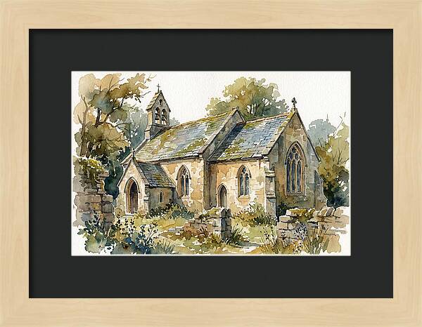 Charming Chapel Surrounded By Nature