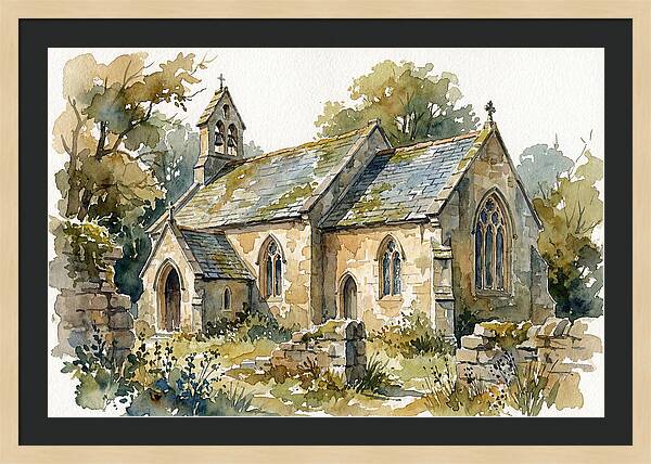 Charming Chapel Surrounded By Nature