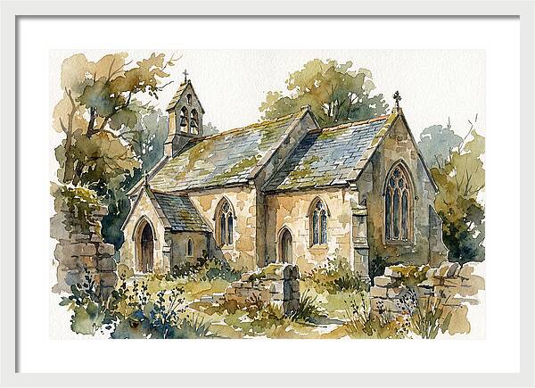 Charming Chapel Surrounded By Nature