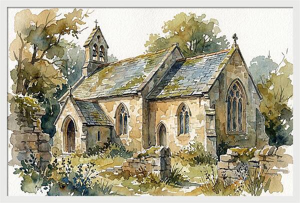 Charming Chapel Surrounded By Nature