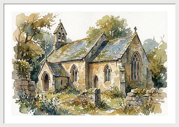 Charming Chapel Surrounded By Nature
