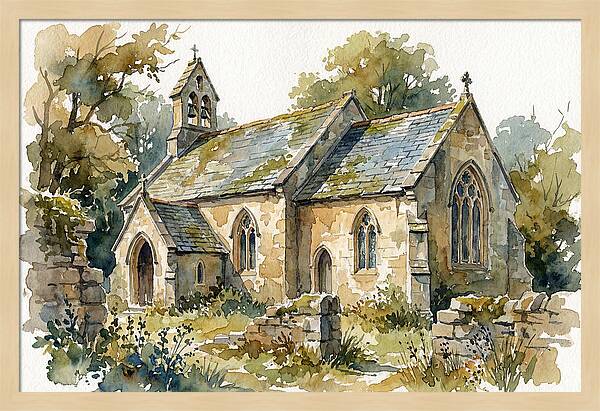 Charming Chapel Surrounded By Nature