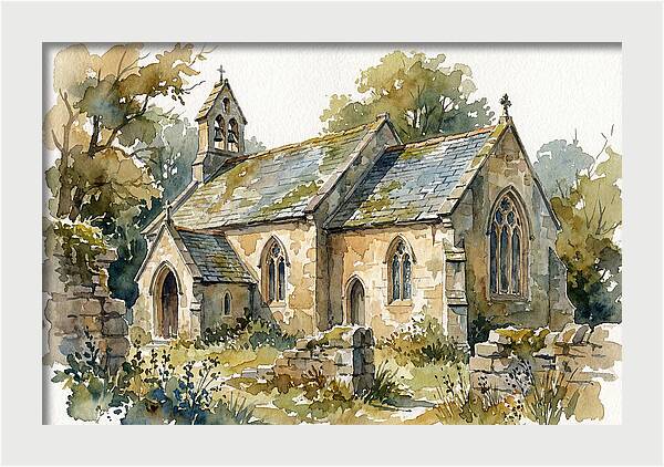 Charming Chapel Surrounded By Nature
