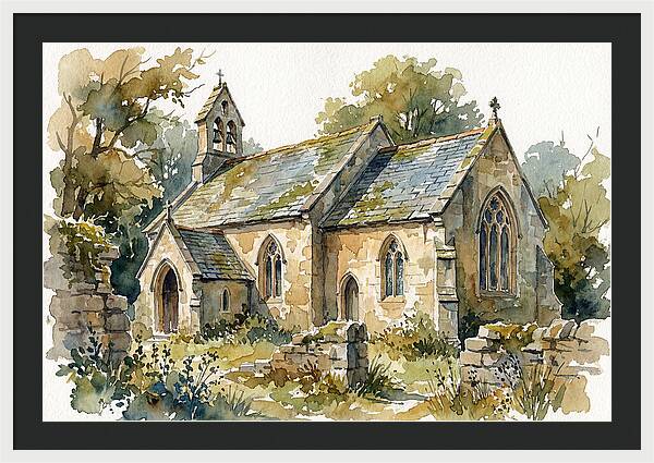 Charming Chapel Surrounded By Nature