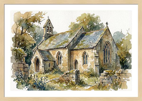 Charming Chapel Surrounded By Nature