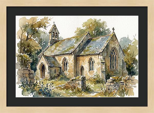 Charming Chapel Surrounded By Nature