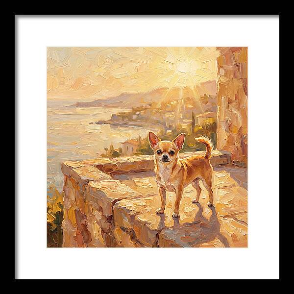 Charming Chihuahua Overlooking Mediterranean