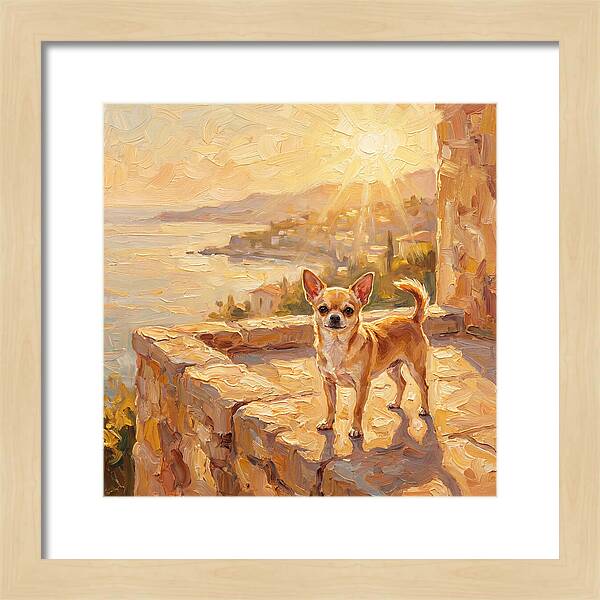 Charming Chihuahua Overlooking Mediterranean