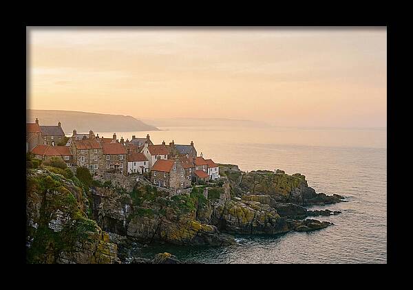 Charming Coastal Village At Dusk