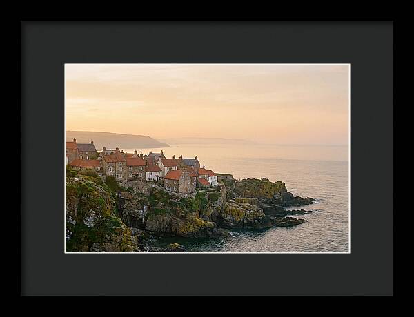Charming Coastal Village At Dusk