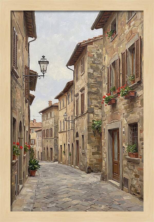 Charming Cobblestone Street