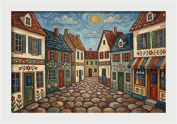 Charming Cobblestone Village