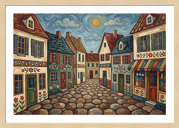Charming Cobblestone Village