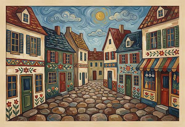 Charming Cobblestone Village