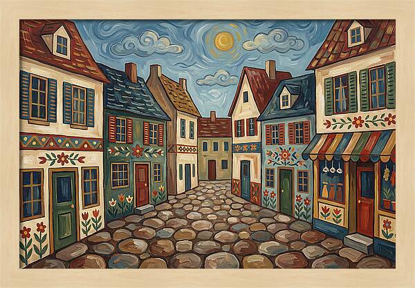 Charming Cobblestone Village