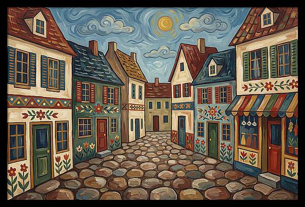 Charming Cobblestone Village