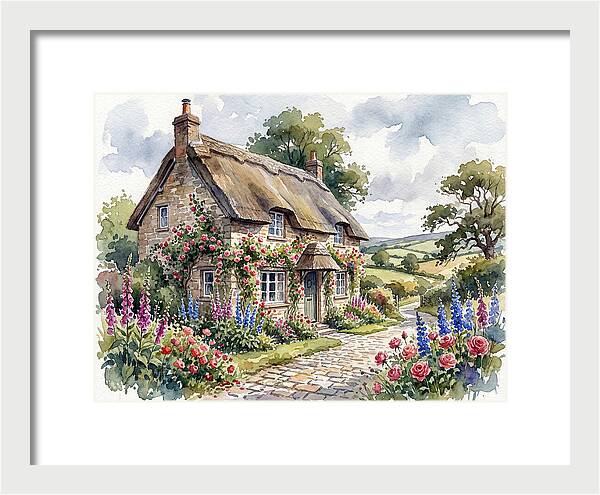 Charming English Cottage Scene