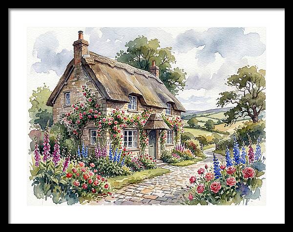 Charming English Cottage Scene