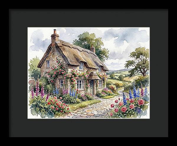 Charming English Cottage Scene