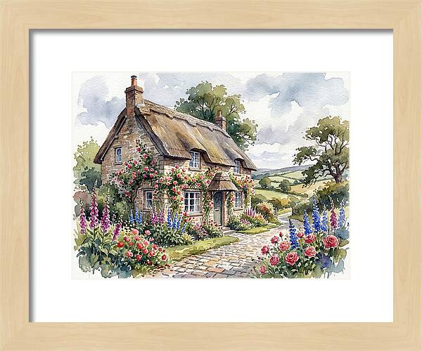 Charming English Cottage Scene
