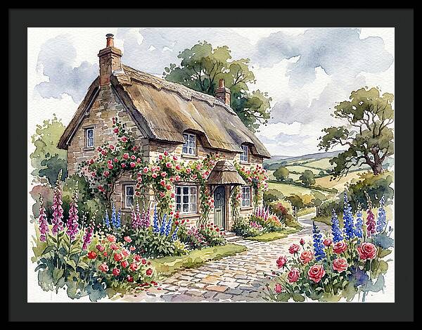 Charming English Cottage Scene