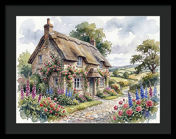 Charming English Cottage Scene