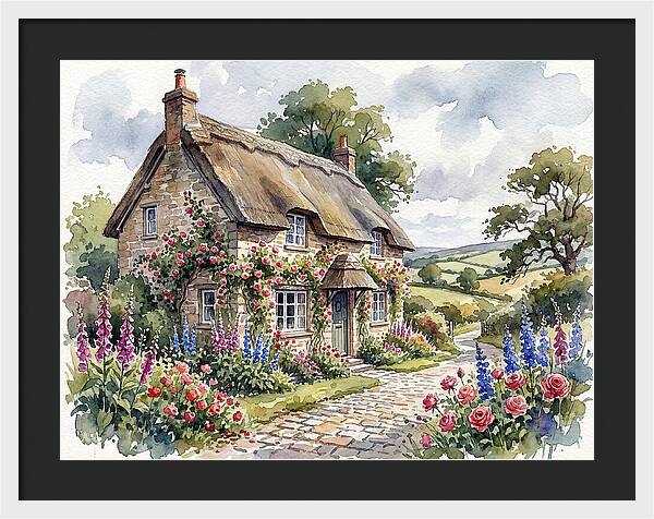Charming English Cottage Scene