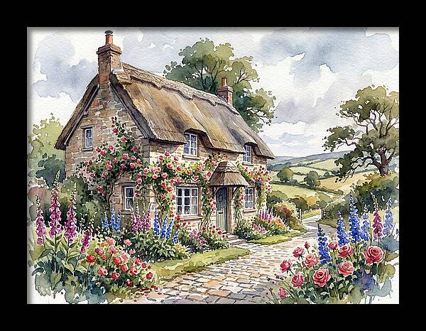 Charming English Cottage Scene