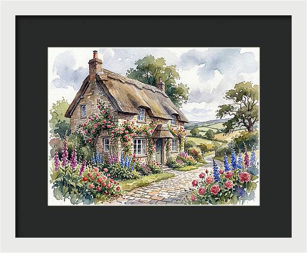 Charming English Cottage Scene