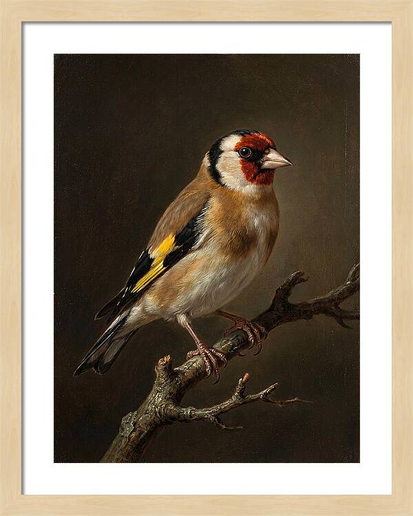 Charming Finch On A Limb