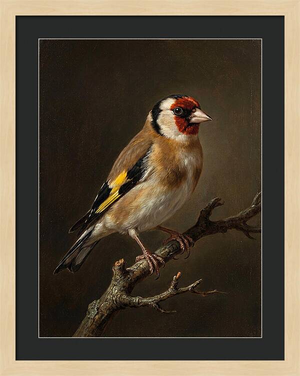 Charming Finch On A Limb