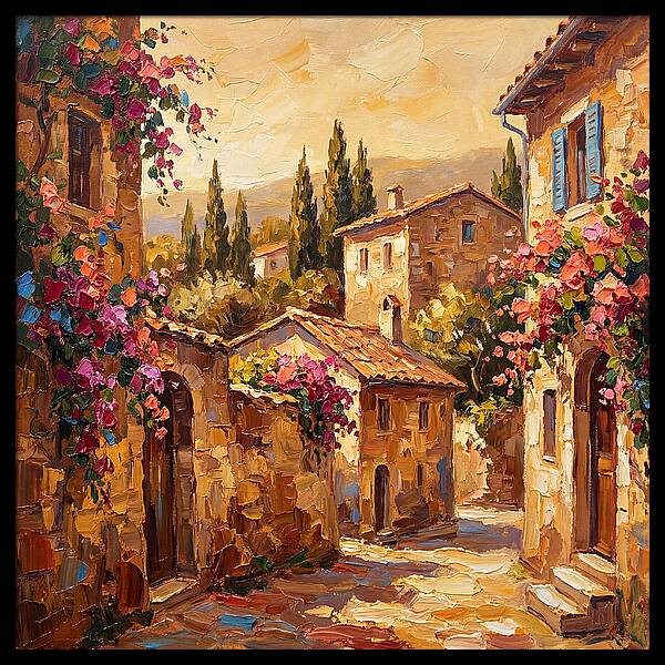 Charming French Countryside Scene