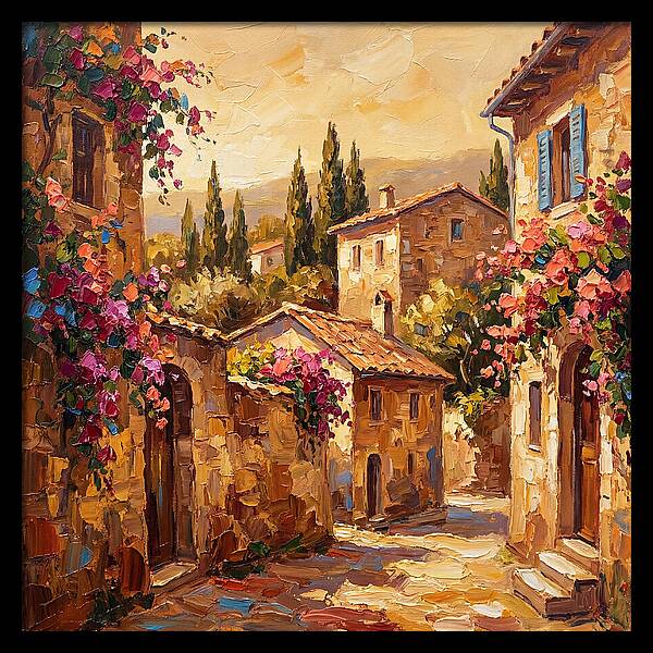 Charming French Countryside Scene