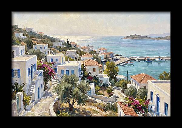 Charming Greek Village By The Sea