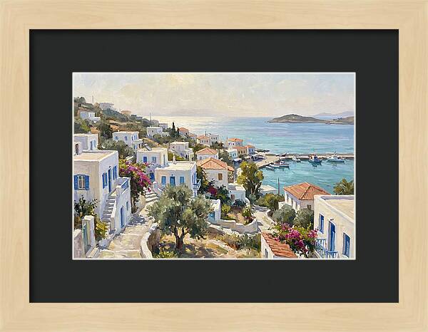 Charming Greek Village By The Sea