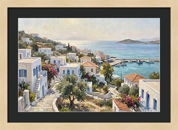 Charming Greek Village By The Sea