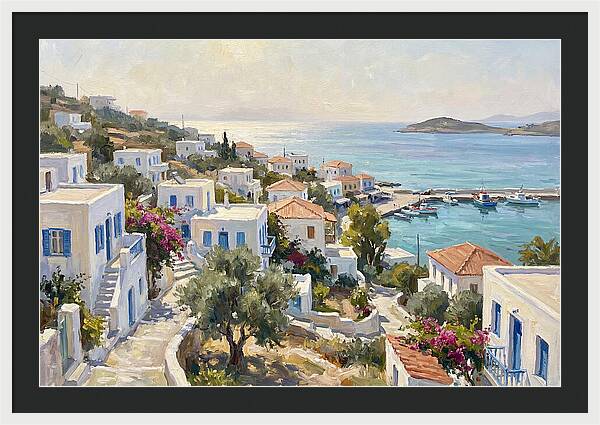 Charming Greek Village By The Sea