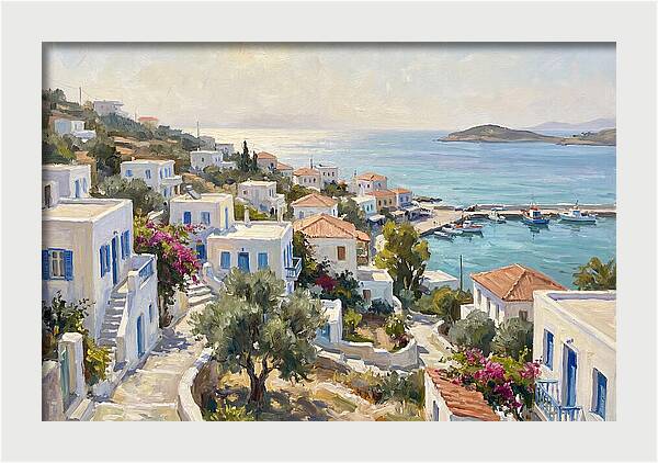 Charming Greek Village By The Sea