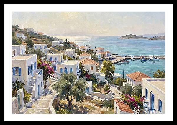 Charming Greek Village By The Sea