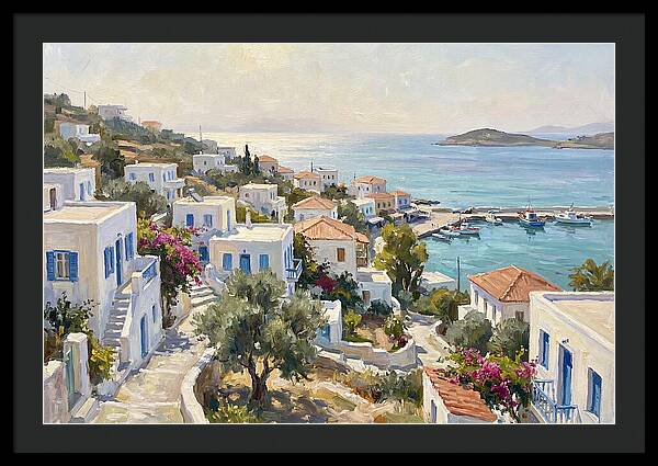 Charming Greek Village By The Sea