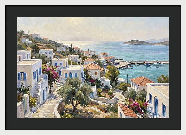 Charming Greek Village By The Sea