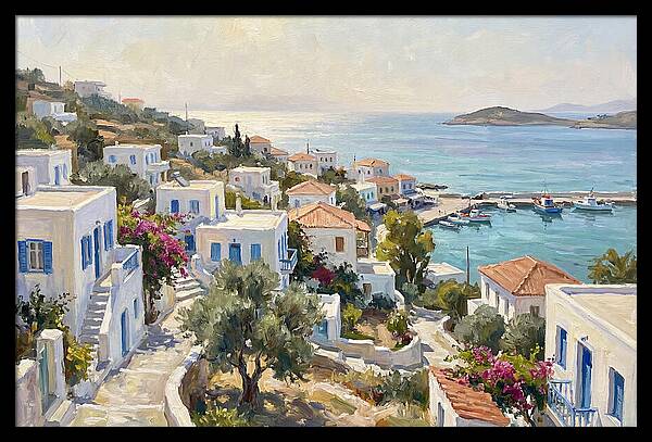 Charming Greek Village By The Sea