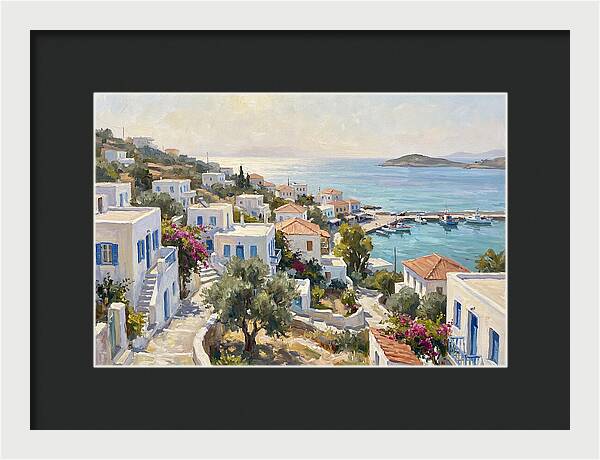 Charming Greek Village By The Sea